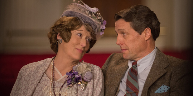 Meryl Streep and Hugh Grant star in Florence Foster Jenkins.