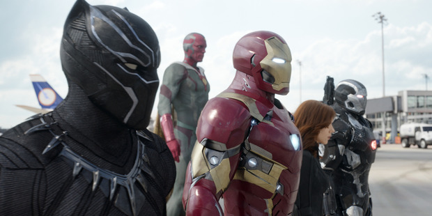 Scene from Marvel's Captain America: Civil War.