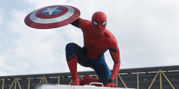 Marvel's Captain America: Civil War features Spider Man/Peter Parker