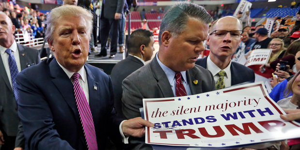 For Trump and his supporters, it's entertainment. Photo / AP