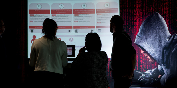 Professional services firm PricewaterhouseCoopers have developed a game that simulates a cyber attack on corporations. Photo / Dean Purcell