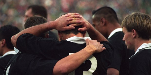 The All Blacks lost the Rugby World Cup in extra time to the Springboks in 1995. Photo / File