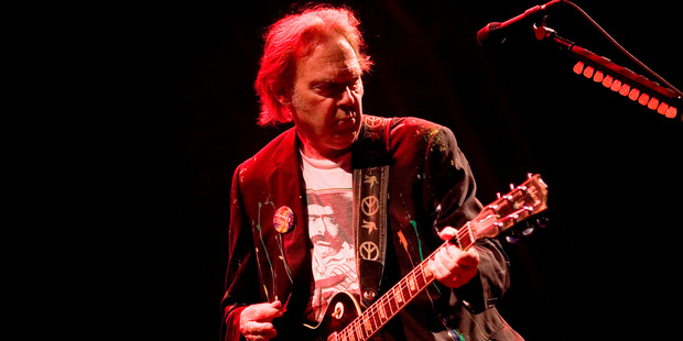 Neil Young was upset that Donald Trump used his song Rockin' in the Free World. Photo / Dean Purcell