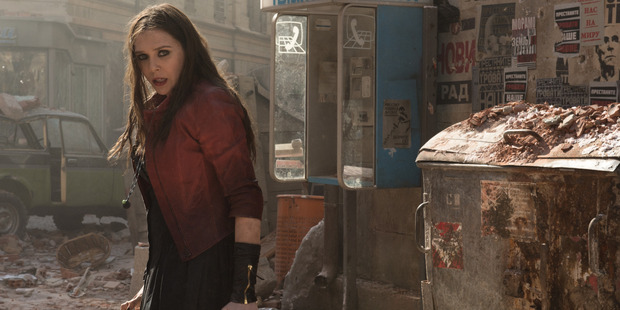 Marvel's Avengers: Age Of Ultron starring Elizabeth Olsen as Scarlet Witch.