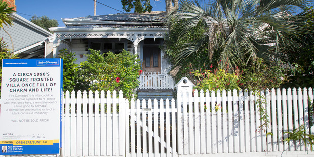 The 70 Brown St villa in Ponsonby has sold for $1.55 million. Photo / Nick Reed