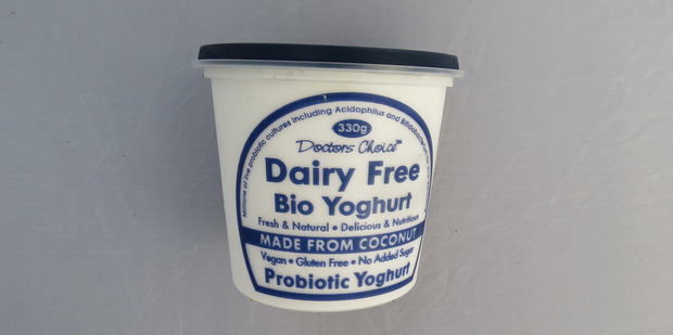 Doctors Choice Dairy Free Bio Yoghurt - made from Coconut, $7.99 for 330g. Photo / Supplied