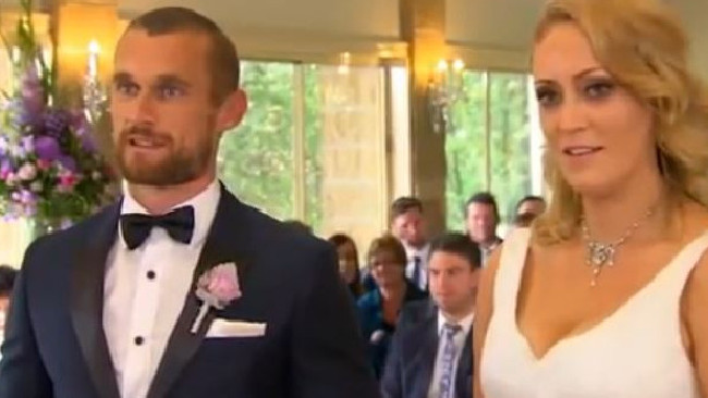 'Not what I ordered' is not the best thing to say when meeting your bride for the first time. Photo / Channel 9