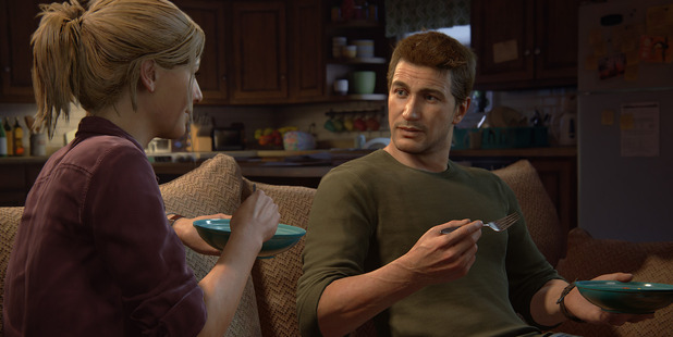 Elena and Nate in Uncharted 4.