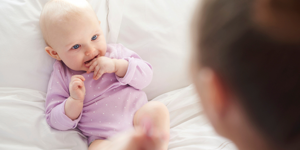 The babies were just as likely to respond with a random gesture as they were to copy one. Photo / iStock