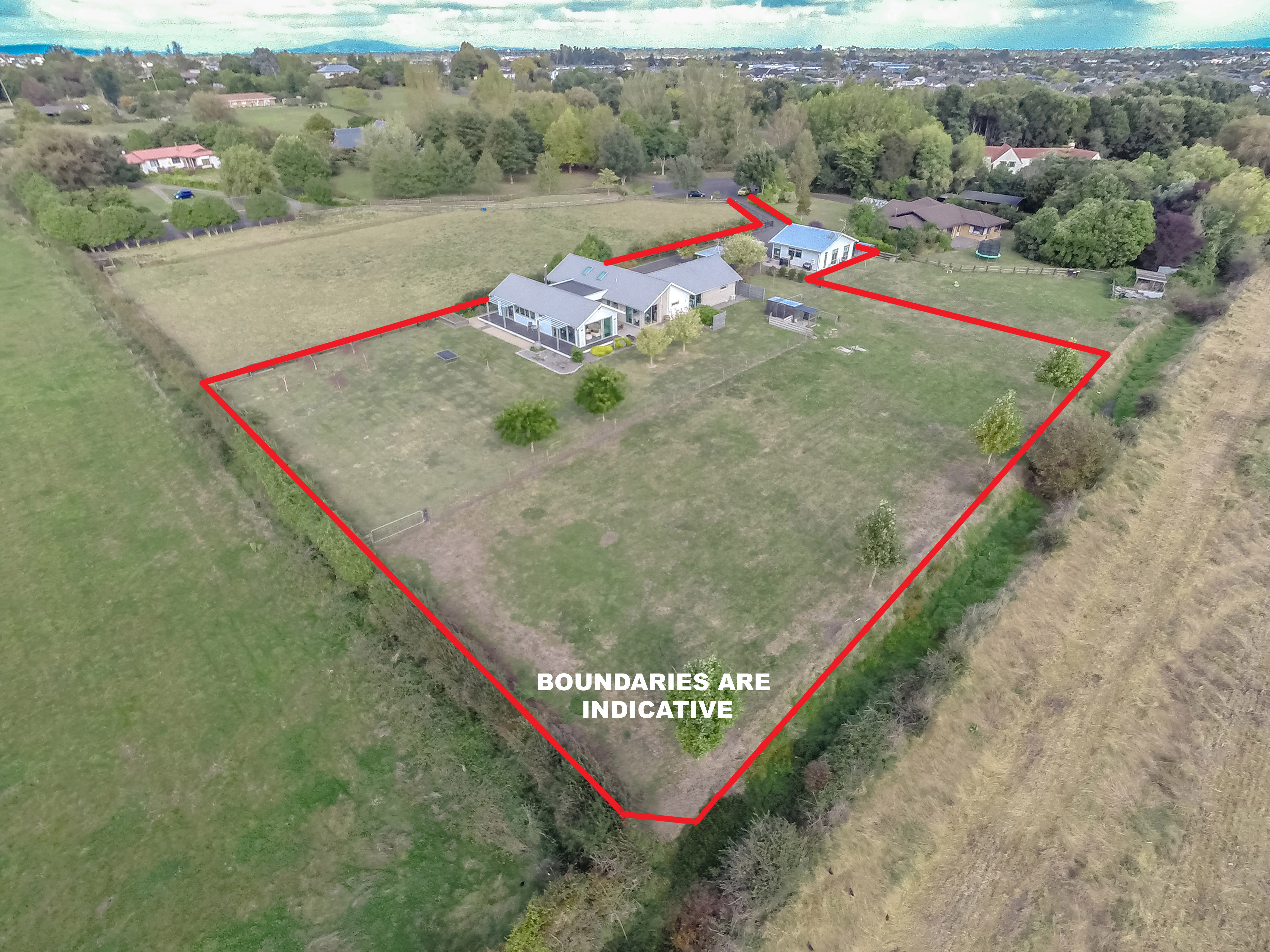A 4000sq m area is able to be divided into residential sections. Photo / Lodge Real Estate (Hamilton)