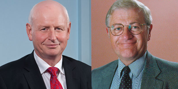 Sir Graeme Harrison and Tim Ritchie.