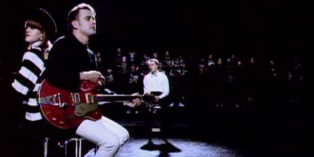 Scene from the music video.