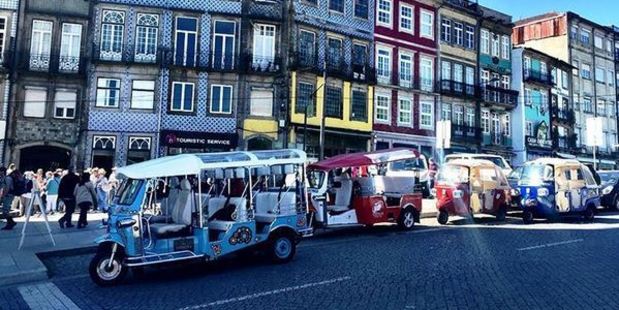 One of the many colourful streets of Portugal. Photo / Instagram.com/nzhtravel, Patricia Greig