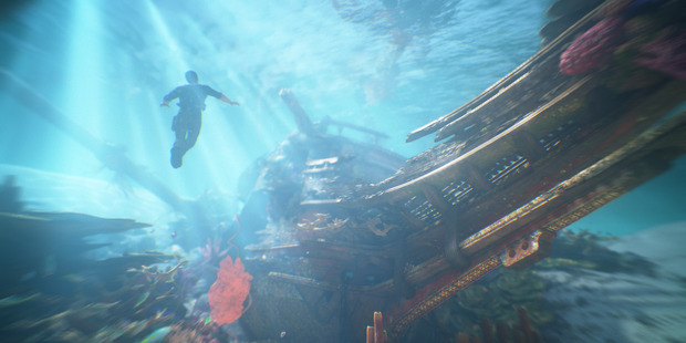 A scene from Uncharted 4: A Thief's End.