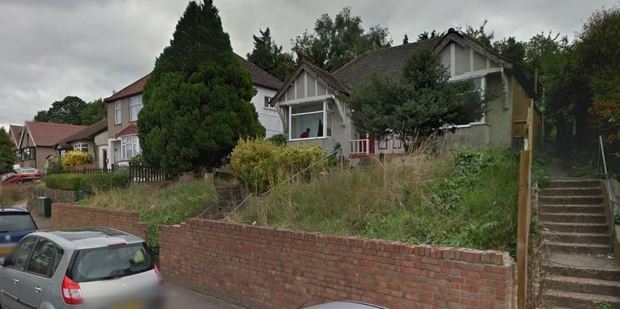 The house in Pembroke Road, Erith, Kent, where actress Sian Blake and her two children were found dead. Photo / Google Street View