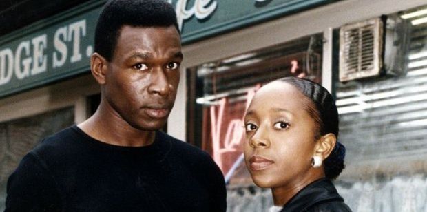 Sian Blake (right) pictured with fellow EastEnders actor Howard Antony. Blake is missing and police have launched a murder investigation. Photo / Supplied