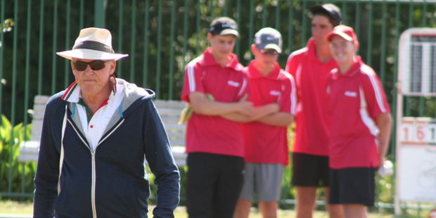 Brendon Gibson and his team got one over the youngsters. Photo / Supplied