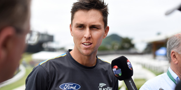 Black Cap Trent Boult is gearing up for a big role at tomorrow's match against Sri Lanka at Mount Maunganui's Bay Oval tomorrow. Photo/George Novak