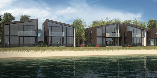 The lakefront land proposed for a new hotel development. Photo / Stephen Parker