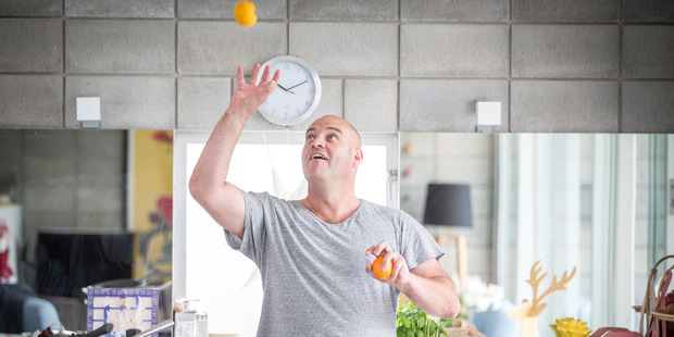 Leigh Hart is a keen cook and would like more men to pick up a saucepan. Photo / Michael Craig