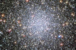 It's a globular star cluster and is known as 47 Tucanae. But is anybody out there? Picture / AP, Nasa.