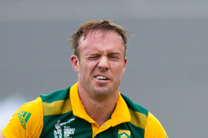 "The captaincy has obviously come at short notice and is the realisation of a lifelong dream." - de Villiers. File Photo / Jason Oxenham.