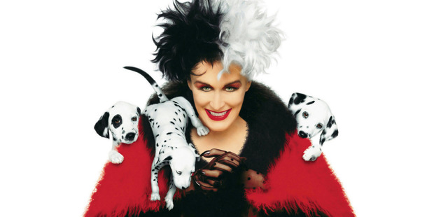 Glenn Close as Cruella DeVille from the 1996 film 101 Dalmations.