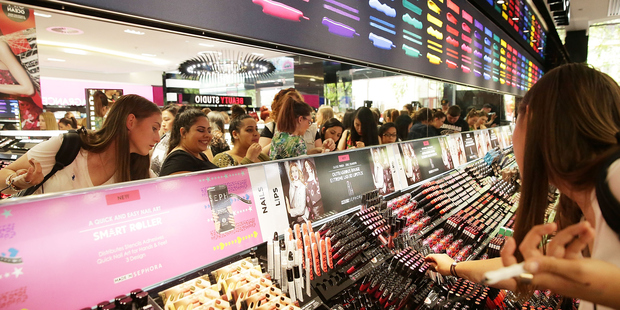 The offering means access to Kat Von D, Marc Jacobs, BECCA, and Benefit cosmetic brands. Photo / Getty