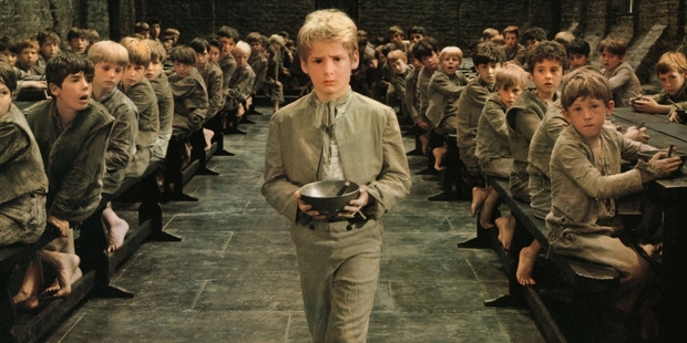 Mark Lester stars as Oliver in the popular Dickens musical.
