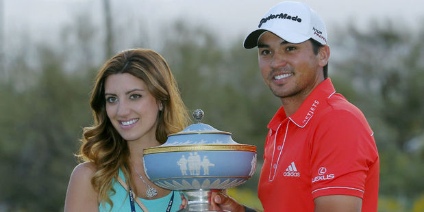 Jason Day will be hoping for more scenes like this in 2016. Photo / Getty