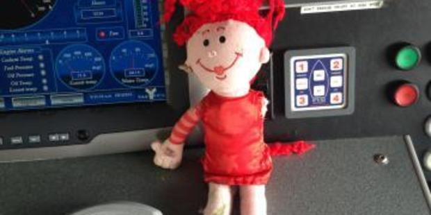 The doll was located in the sea near Taranaki Street Wharf. Photo / NZ Police