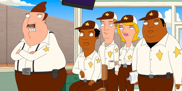 Bordertown bears the Family Guy stamp. Photo / AP