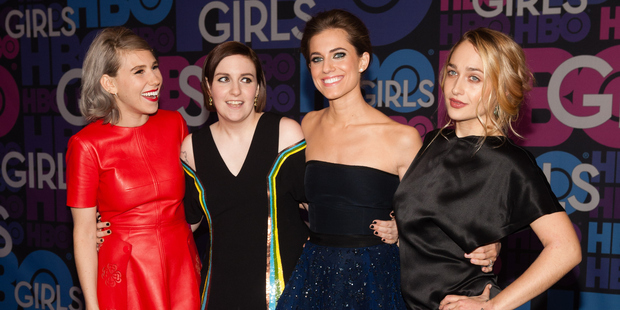 Zosia Mamet, Lena Dunham, Allison Williams, and Jemima Kirke are the stars of Girls, which will be cut after the sixth season. Photo / Getty