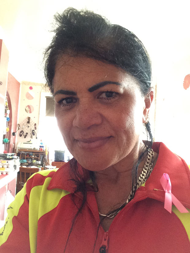 Bunty Hallett was attacked by a dog while working. Photo / Supplied