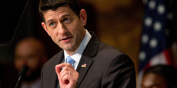 House Speaker Paul Ryan holds a meeting with Donald Trump tomorrow. Photo / AP