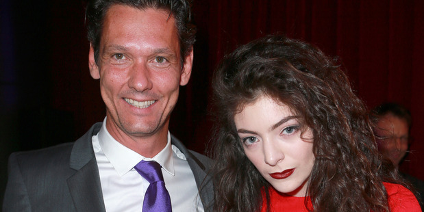 Scott MacLachlan and Lorde in 2013. Photo / Norrie Montgomery