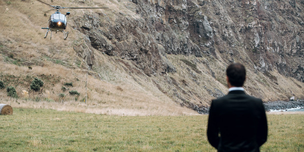 Jordan Mauger waits to meet the winning girl in a scene from tonight's finale of The Bachelor NZ. Photo/TV3