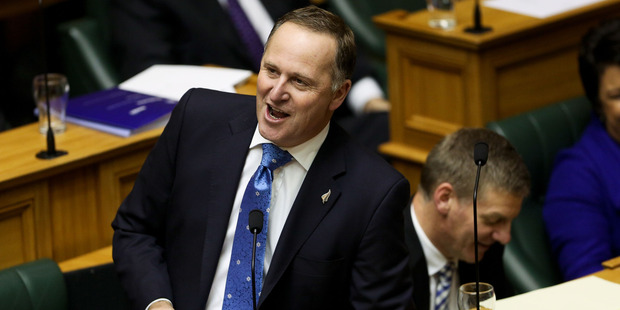 John Key was ejected from the debating chamber during question time today. Photo (file) / Getty