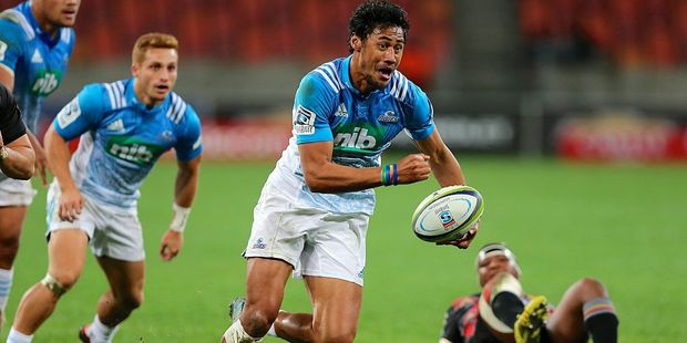 Try scorer Melani Nanai of Blues. Photo / Getty