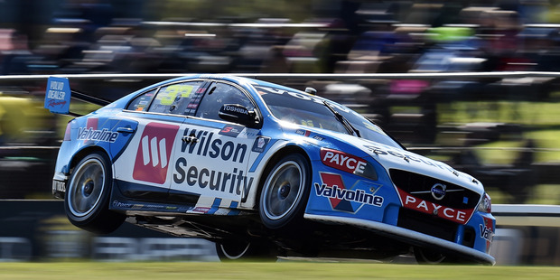 Scott McLaughlin drives the #33 Wilson Security Racing GRM Volvo S60. Photo / Getty Images