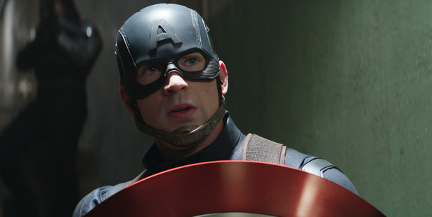 Chris Evans in the role he's most known for, Captain America/Steve Rogers. Photo / Marvel