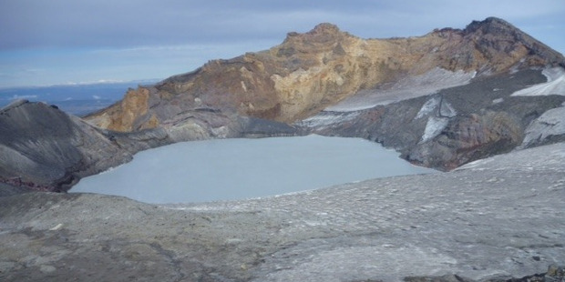 HEATING UP: Temperatures on Mt Ruapehu have been increasing in recent weeks.