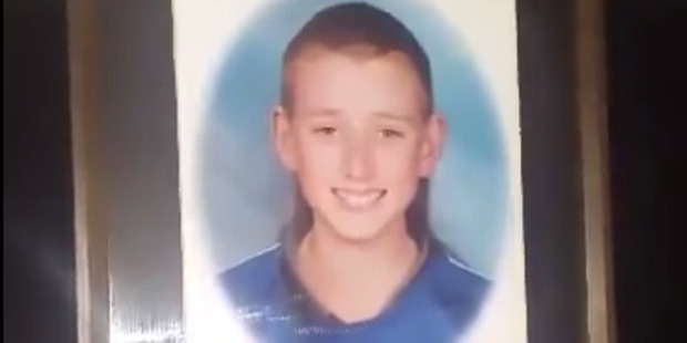 Jordan Eastgate was run over and killed, aged 12, after running out from behind a school bus in 2009. Photo / Supplied