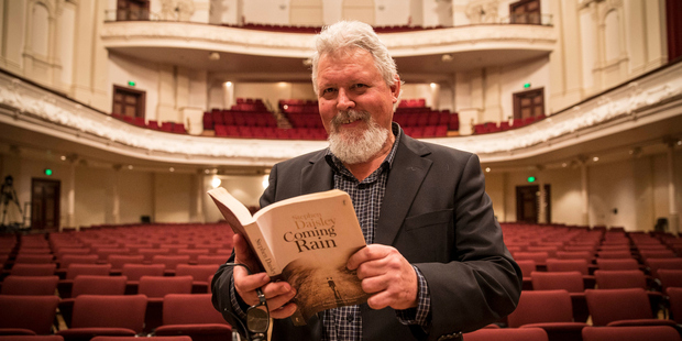 Stephen Daisley, author of the book, Coming Rain, winner of the $50,000 Acorn Fiction Book of the Year at the Ockham New Zealand Book Awards. Photo / Michael Craig