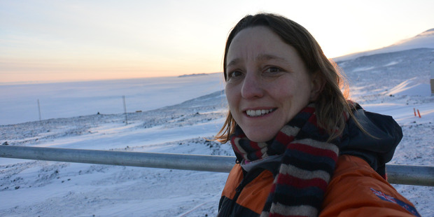 Antarctica New Zealand staffer Dr Ursula Jewell. Photo / Ursula Jewel