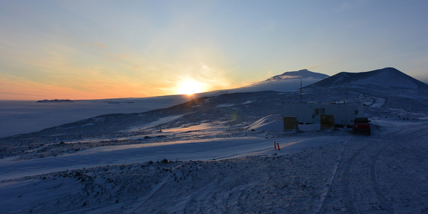 When the sun was up, Dr Jewell enjoyed cycling up to the station amid 24-hour sunlight to conduct measurements. Photo / Ursula Jewell