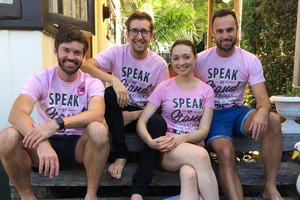 Dan Musgrove, Todd Emerson, Antonia Prebble and Jordan Mauger.