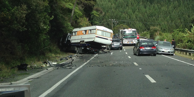 The NZTA said State Highway 1 was now opened between Warkworth and Wellsford after the incident which resulted in the death of a man. Photo / Dillon Johnstone