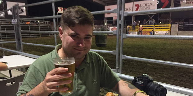 The writer eats steak at the Great Western Steak House in Rockhampton. Photo / Eli Orzessek