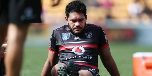 Speculation is mounting that Konrad Hurrell may be on his way out of the Warriors. Photo / Getty Images